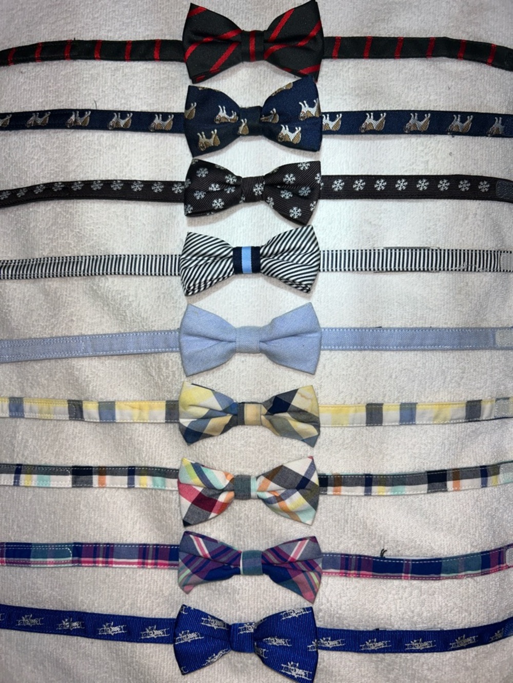 Janie and Jack Small Boy Bow Tie Set